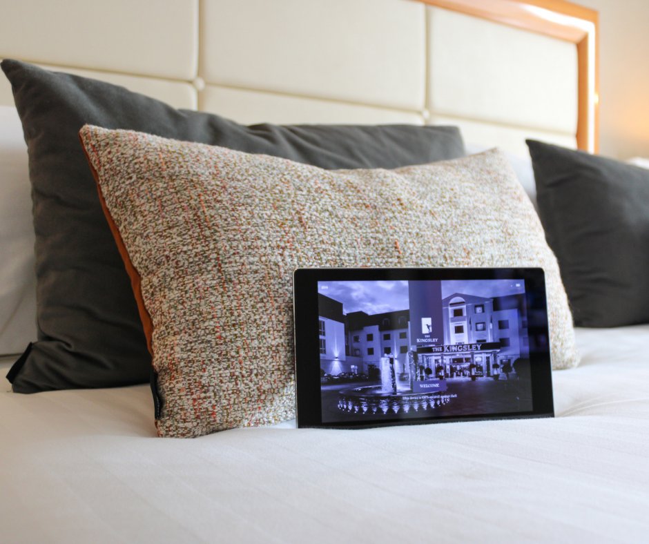 KingsleyHotel's tweet photo. The ultimate luxury hotel experience - #SuitePad ✨
Each room within The Kingsley provides guests with a SuitePad system to enhance their stay in every way. Reserve, order and explore all of our offerings within the comfort of your room.
#TheKingsley #Hotel #PureCork #CorkCity https://t.co/z1UNuNds6U