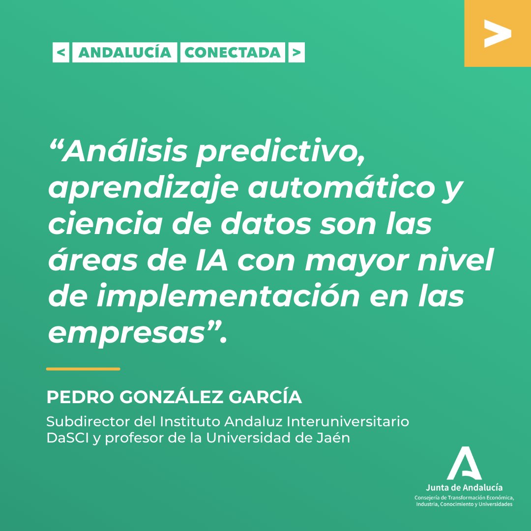 🗣️Conocemos ahora las capacidades de los centros y grupos de investigación andaluces con Pedro González García, subdirector de <a href="/DaSCI_es/">DaSCI-Instituto Andaluz de Inteligencia Artificial</a> y profesor de <a href="/ujaen/">Universidad de Jaén</a>