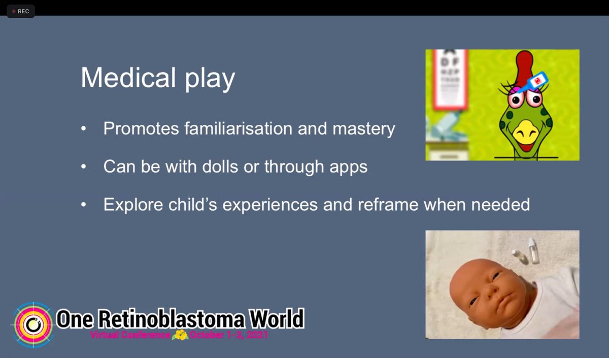wechope's tweet photo. At #OneRbWorld2021, we dove deep into ”The Dreaded #EyeDrops”, vital to children’s #EyeExams, but often very distressing. We examined the parent, child & clinician perspective, and heard how different #ChildLife approaches can ease distress, build #mastery and #HelpKidsCope. https://t.co/038BOC3Wyl