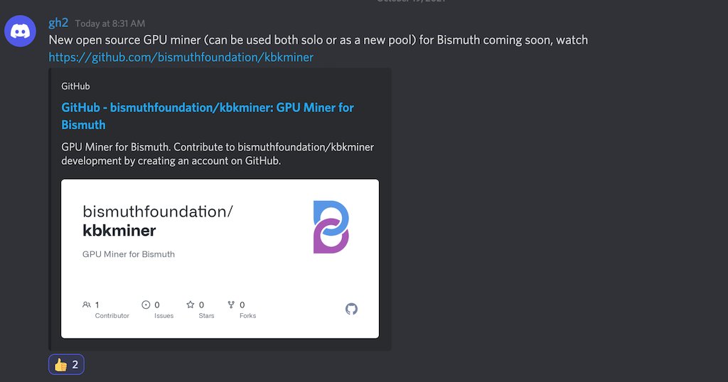 portait's tweet photo. Coming soon - New Bismuth open source GPU miner.
https://t.co/3nglKkbV7N
#bis #bismuth #bismuthplatform #mining #pow #sha224 #crypto #blockchain #cryptocurrency $BIS https://t.co/J2FwtjlF7U