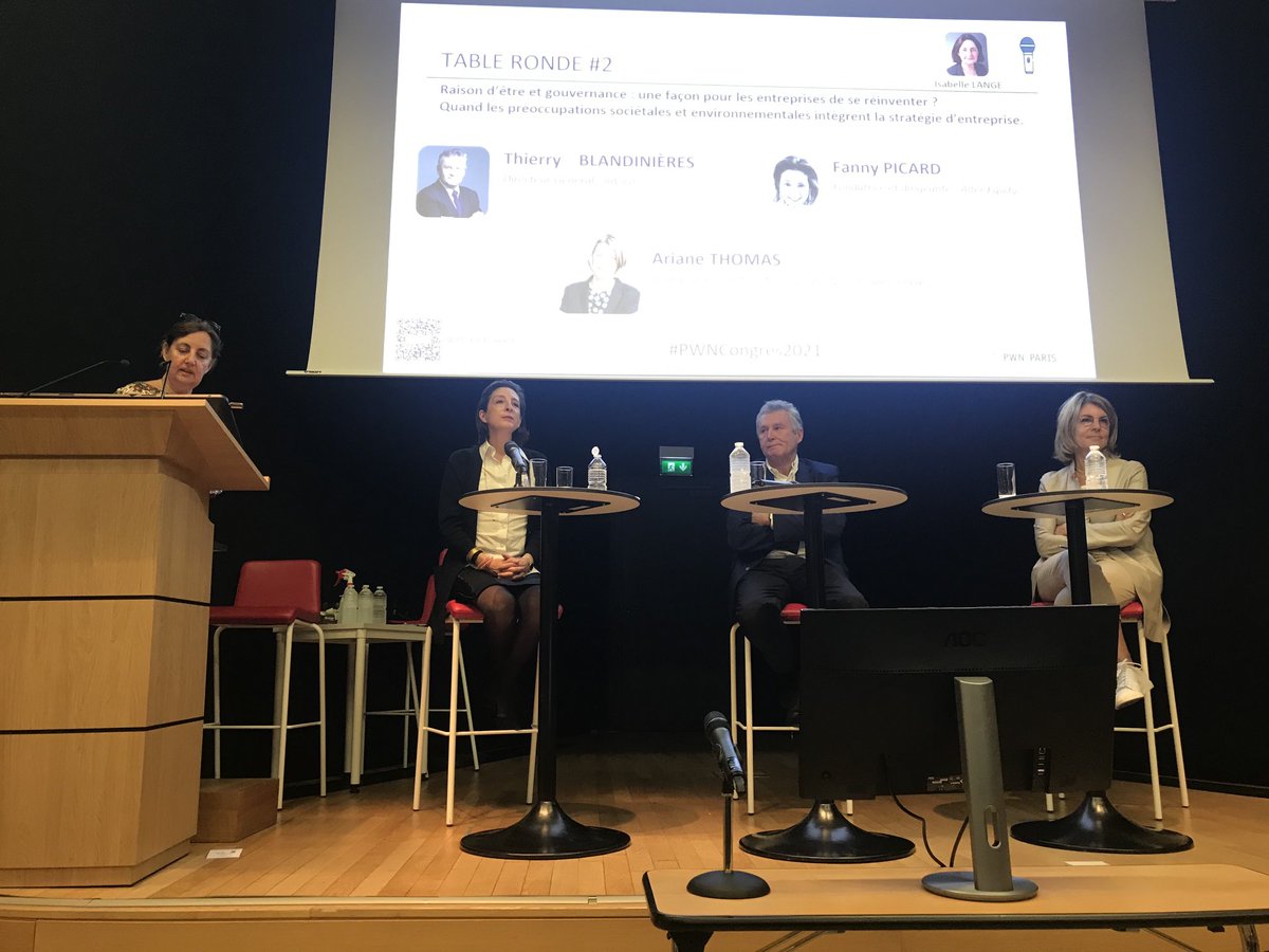 cecilebernheim's tweet photo. 2eme table ronde du #PWNCongres2021 sur la #raisondetre et #gouvernance ⁦@TBlandinieres⁩ ⁦@arianeda⁩ ⁦@FannyPICARD_AE⁩ @isabellelange https://t.co/qqjbwzmkiN