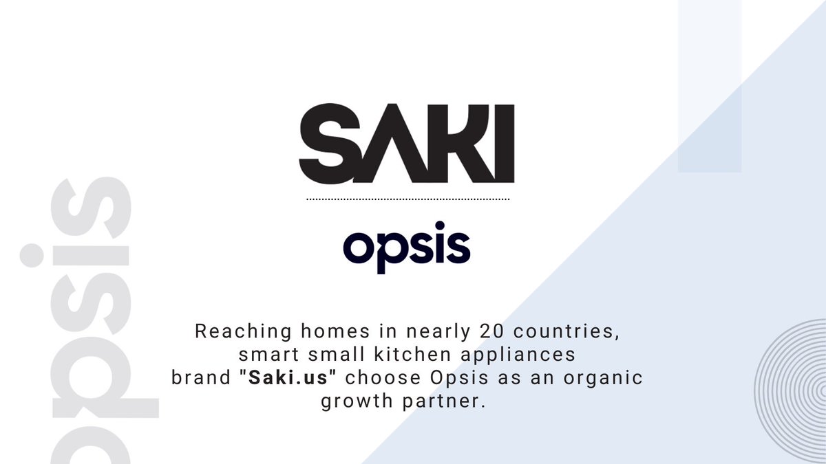 opsisdigital's tweet photo. Reaching homes in nearly 20 countries, smart small kitchen appliances brand "https://t.co/Hs7S8wFDFe" choose Opsis as an organic growth partner. https://t.co/ow4IaKIF1q