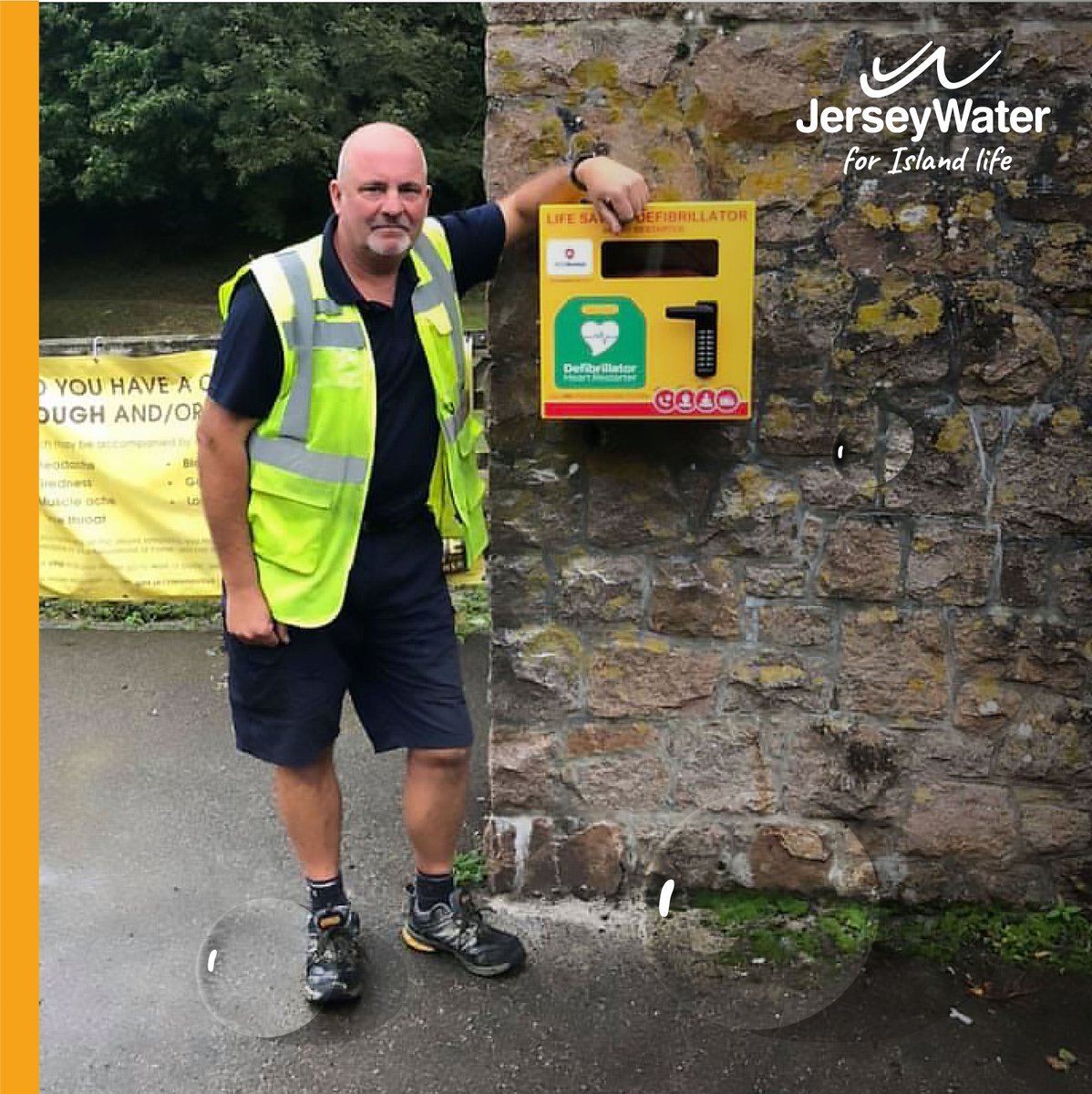 JerseyWater's tweet photo. Following the specified standards of @JsyAmbulance we have recently commissioned defibrillators at our Handois and Augrès Water Treatment Works, Head Office at Mulcaster House and the Queen’s Valley top car park. Millbrook and Val de la Mare Reservoir to follow.
#forislandlife https://t.co/OuRdyxUZPX