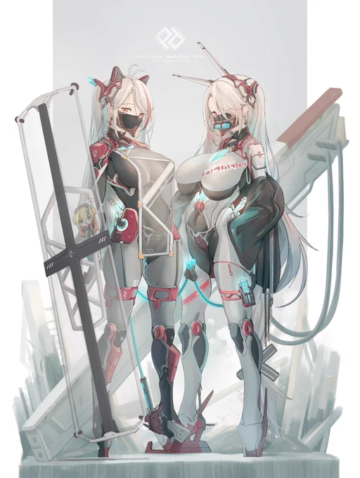 Battlesuit girl 🤤 
#絵柄が好みって人がいればいいなぁ 
