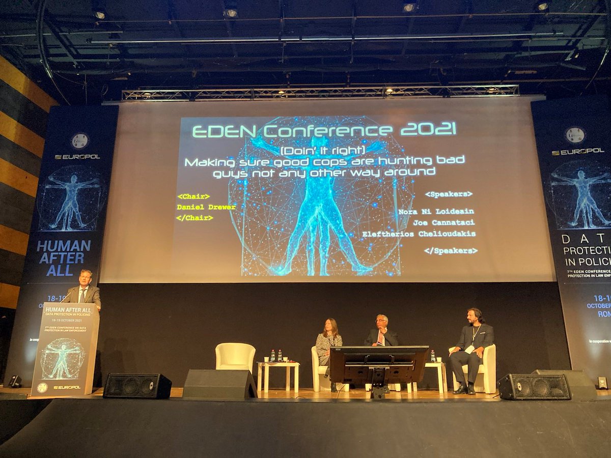 Today, #EDEN2021 kicks off with a fruitful discussion on the practical implementation of the accountability principle and the importance of independent oversight.

#DataProtection #LawEnforcement