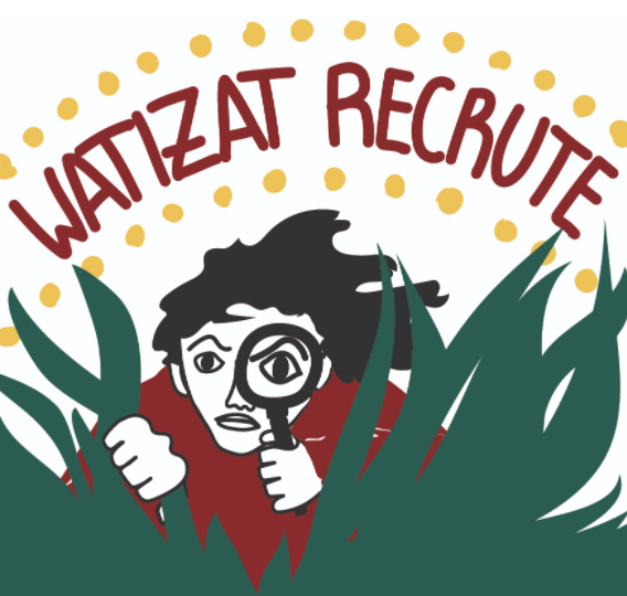 AssoWATIZAT's tweet photo. 🙋‍♀️🕵🤝 WATIZAT RECRUTE 🤝🕵️🙋‍♀️
• un·e coordinatrice / coordinateur cadre pour notre projet numérique avec prise de poste à Paris en décembre.
• deux jeunes en Service Civique de 8 mois avec début au 1er novembre à Paris.
Les fiches de poste : https://t.co/DesKuPnEKG https://t.co/o0nfg1nuvn