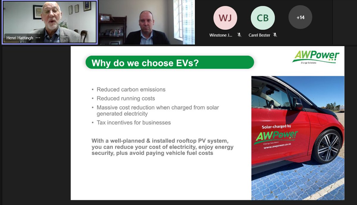 After living with a fleet of EVs for more than a year, Henri the Chairman from the <a href="/AWCape/">AWCape</a> group says "we are convinced that EVs will replace conventional petrol + diesel-fuelled vehicles in the short-to medium-term, much like mobile phones replaced landlines."