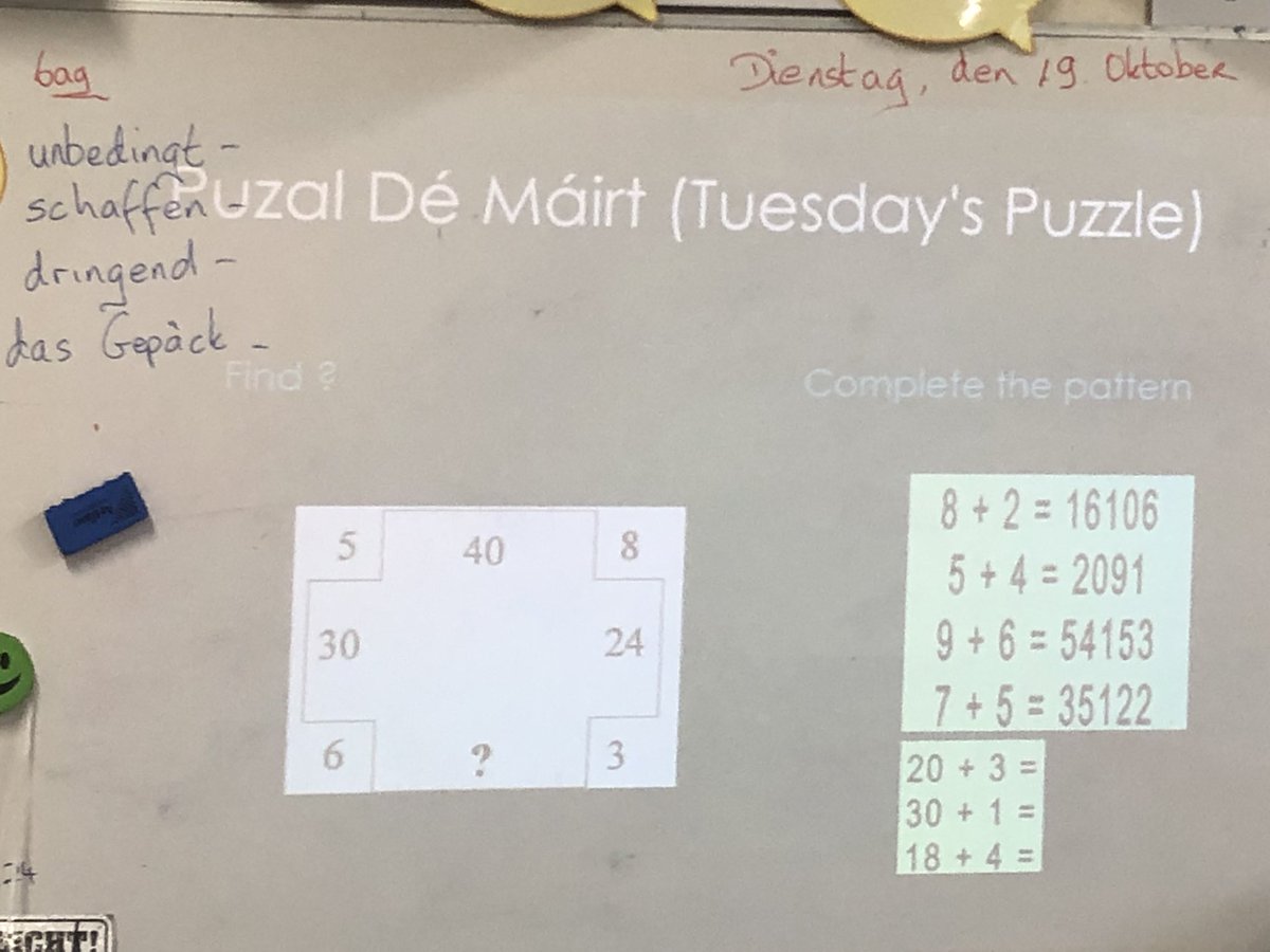 trionoidemaths's tweet photo. Tutor Groups at Pobalscoil Na Trionoide enjoying Puzzles and Dingbats for Maths Week this morning. https://t.co/xnidLbiPpN
