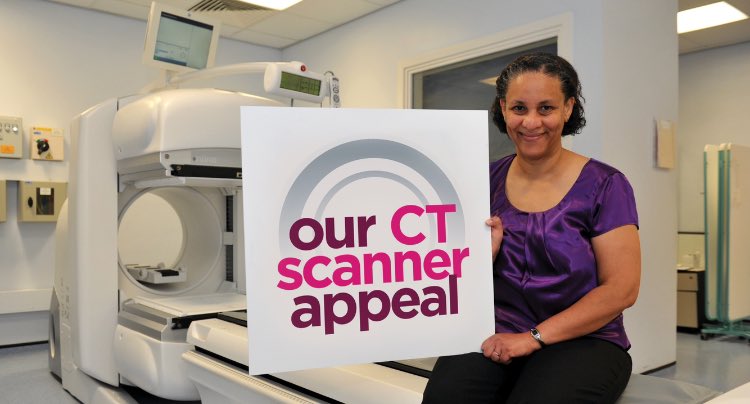 CGHospCharity's tweet photo. 🔬 Today we are launching our charity appeal to bring a new state-of-the-art CT Gamma Scanner to Gloucestershire! 🔬
 
We need to raise £600,000 to help more patients be diagnosed and treated faster 💖 (1/2) https://t.co/U6rgpCJAdp