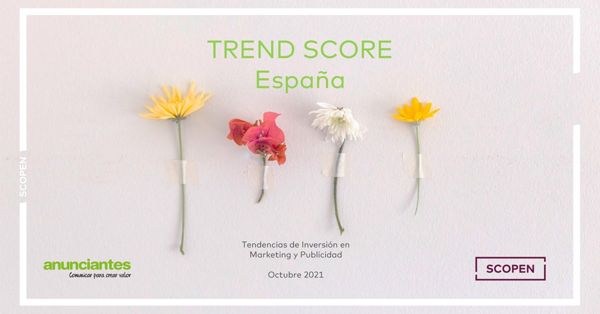 aeanunciantes's tweet photo. Las inversiones en marketing y publicidad continúan su recuperación, según los datos de la última oleada de nuestro barómetro #TRENDSCORE, que impulsamos junto a @SCOPEN_es:

🔗 https://t.co/t0XpfiWCo5 https://t.co/eQz7hV8Tye