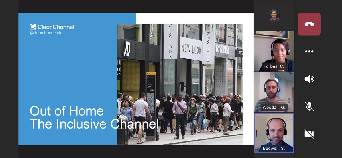 Genuinely one of the most interesting presentations I’ve seen. Beyond the anecdote ‘#OOH is one to many’ that’s a given, this work goes further than expected and is well worth seeing. Well done @clearchanneluk and other contributors. Pick-up📞 and book your viewing👍