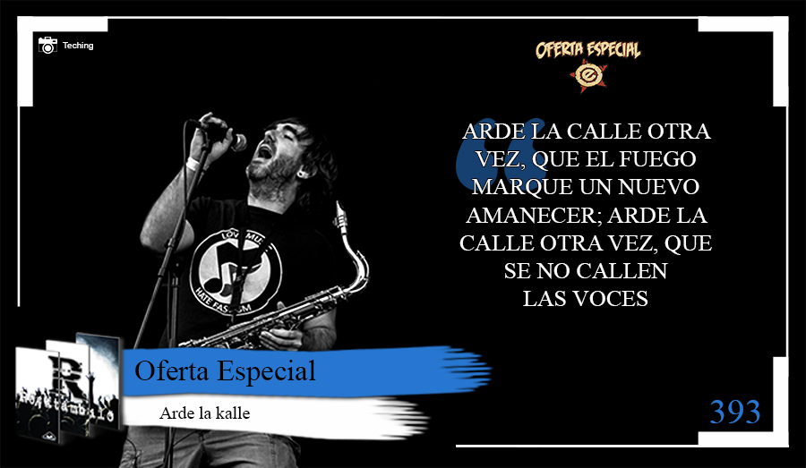 Sabicio's tweet photo. 📝 Una frase de @ofertaespecial. #rock #punk #citas 📌 Más #citasyfrases en https://t.co/p8q78J6ivj

🎧 'Arde la kalle': https://t.co/VImOFBEcnz https://t.co/UtB1JYPLp4