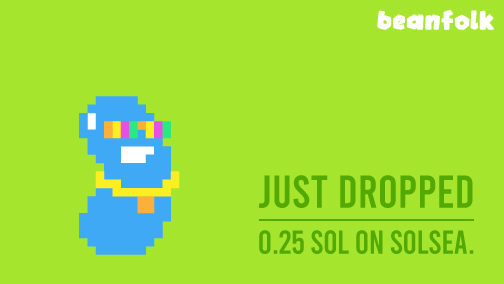 beanfolkNFT's tweet photo. Splat! Just dropped on Solsea:
https://t.co/s3ungHh6p3

#SolanaNFT #Solana #NFT #NFTdrop #nftcollector https://t.co/2GJofizfoX