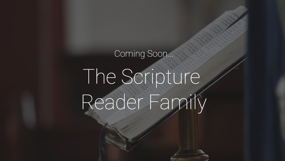 We'll be going live at 11am, Tuesday next week to launch our Scripture Reader 5 software over on Facebook: fb.me/e/1HODPSCPS