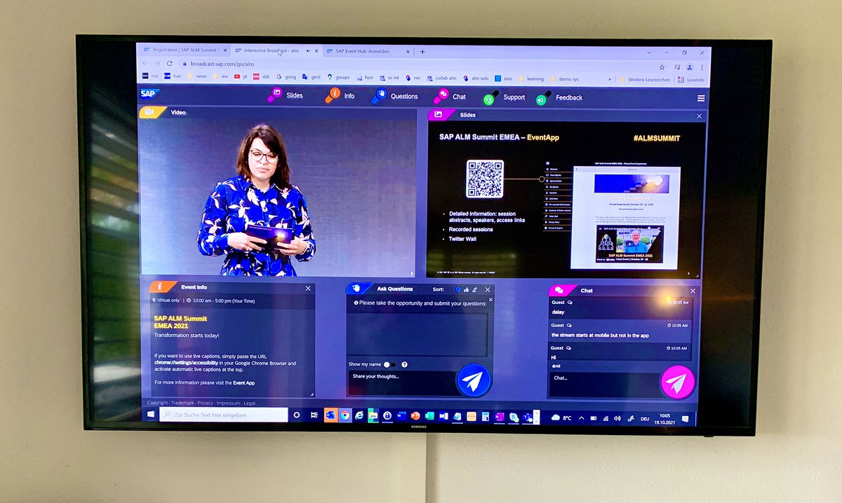 DanielEnderli's tweet photo. Happy to see all the ALM Pirates virtually at #almsummit #SAP #ALM #FocusedBuild #SolMan #FocusedRun https://t.co/iWGIE4g37W