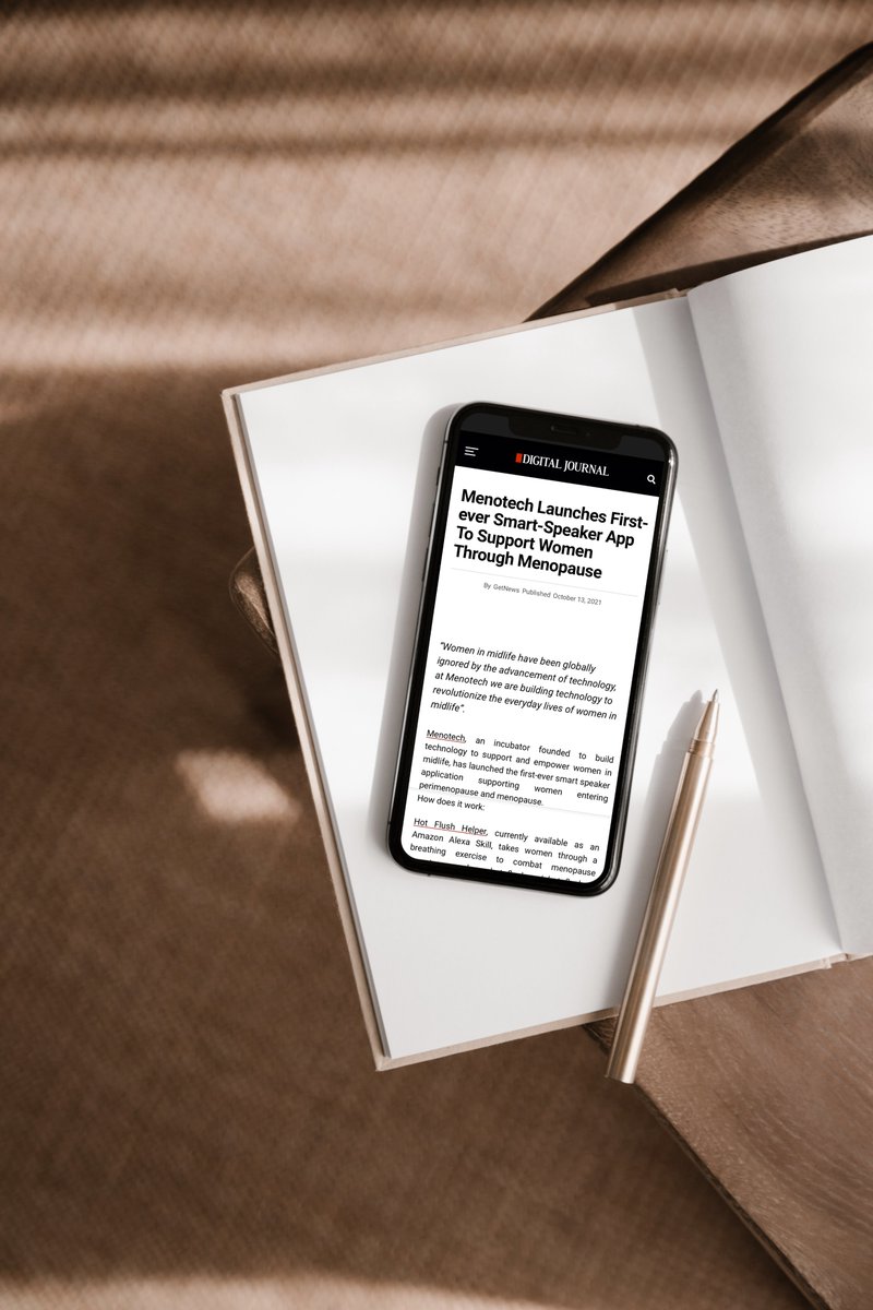 CamillaOnChain's tweet photo. My little lockdown invention the “Hot Flush Helper”, a smart speaker app received a burst of USA media coverage including @digitaljournal, @foxnews & many more online dist. outlets (pretty cool ay!) 📰🗞#WorldMenopauseDay #Menopause #Menotech #Femtech
https://t.co/9Oud7efYTU https://t.co/gCbL18cnES