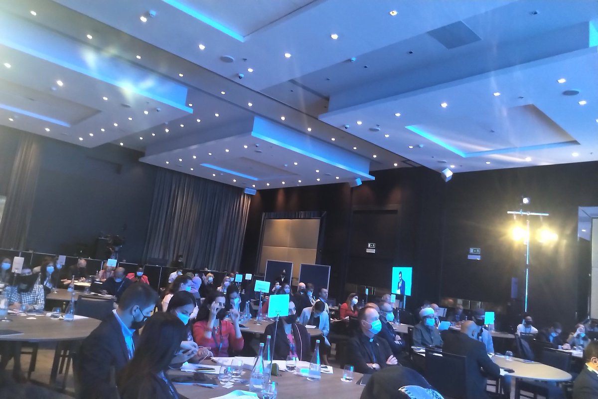 milicapesic's tweet image. 'Cooking' a Portuguese identity took centuries. '#Plurality and #commonality  #interfaith dialogue is the task for all stakeholders - religious leaders, civil society orgs, politicians'
Pedro Calado of @FCGulbenkian at #dialogue4inclusion