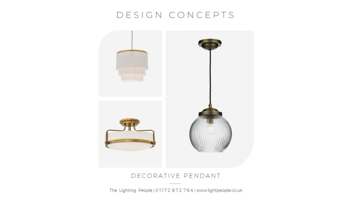 Often a lighting scheme needs decorative fittings, to contribute to the general illuminance and create an interior design feature. Our Design Concepts provide our clients with a variety of lighting options to suit to the interior design. Which pendant do you like best?
 #lights