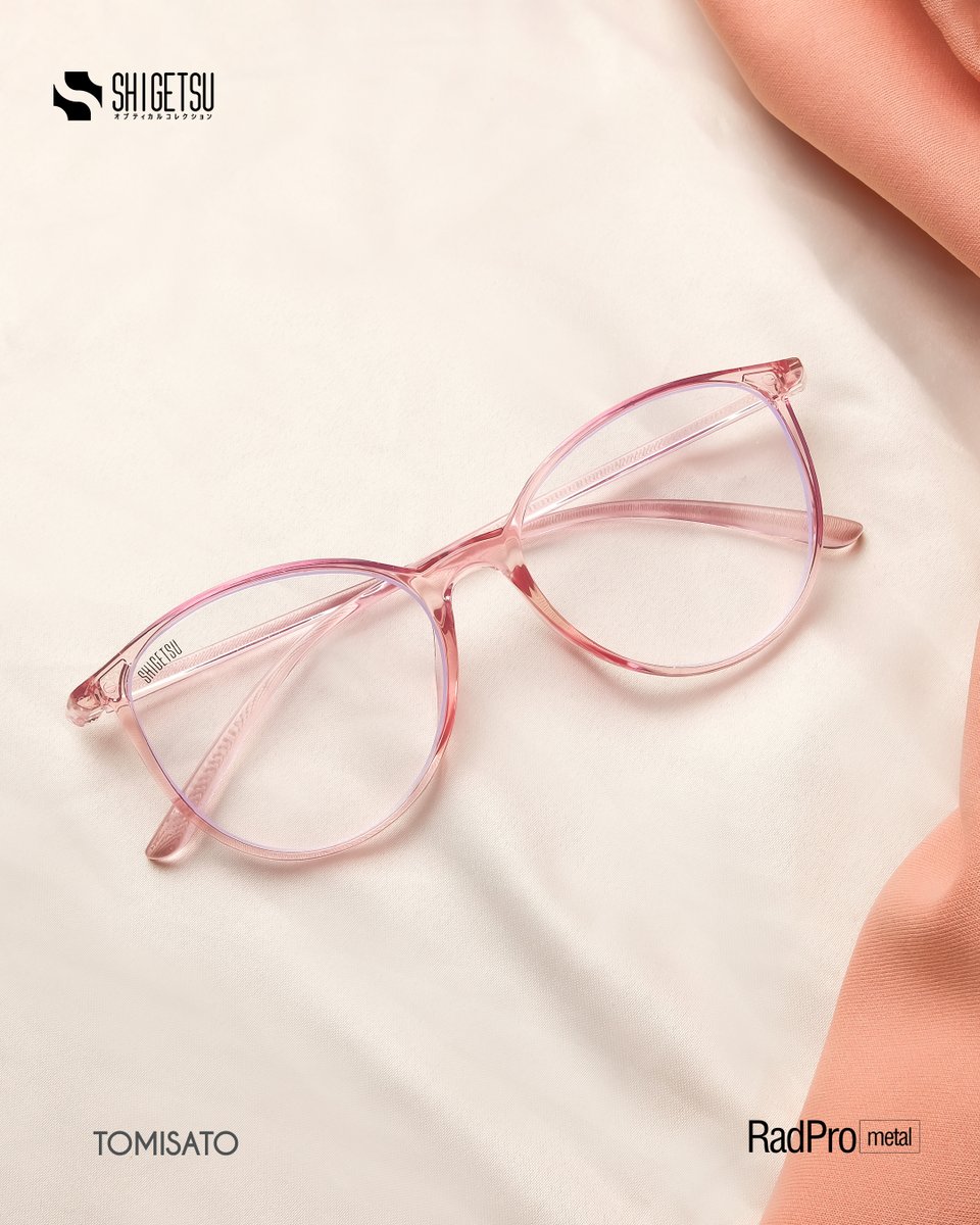 shigetsujp's tweet photo. On Wednesdays we wear pink💁‍♀️

Feel chic with utmost comfort wearing RadPro Tomisato with featherweight acetate frames✨

👓TOMISATO: https://t.co/Tf3KwIw5t2

#Shigetsu #RadPro #RadProAntiReflective #AntiRad #AntiRadiation #AntiBlueLight #OnlineReady #ShigetsuTrendywithStyle https://t.co/6bwGx8Yy4o