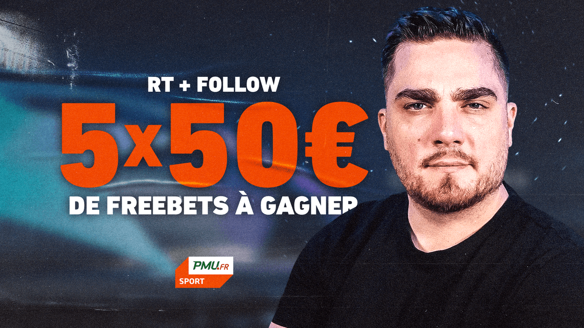 sowdred's tweet photo. Pour le retour de la Champions League, on fait gagner 5x50€ de freebet avec @PMU_Sport 😊 

Pour participer :
RT + follow @PMU_Sport &amp; @sowdred https://t.co/HgDWutB7ll