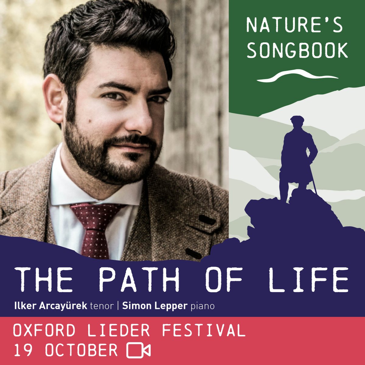 TODAY, 8.15pm
🎥Online &amp; in person
The Turkish-Austrian tenor Ilker Arcayürek <a href="/Ilkertenor/">Ilker Arcayürek</a>
 &amp; pianist <a href="/SimonLepper/">Simon Lepper</a> perform #Schubert songs from their acclaimed CD 'The Path of Life'.
oxfordlieder.co.uk/event/1339