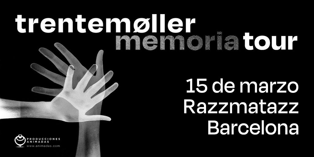 El 15 de marzo @trentemoeller en directo en Barcelona en <a href="/RazzmatazzClubs/">RazzmatazzClubs</a> presentando su nuevo álbum, "Memoria", que se publica en febrero. 
Entradas a la venta el viernes 22 a las 10h. Más info: animadas.com