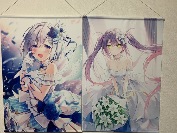 この2つのタペをようやく並べて飾ることができた😊
これは紛れもなく天使と天使やな 