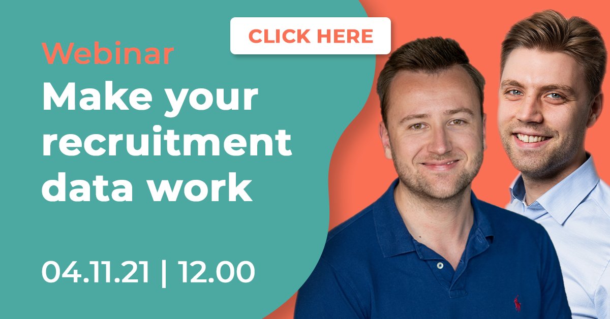 Together with <a href="/OTYS/">OTYS</a> we organize the (DUTCH) webinar 'Make your recruitment data work!' on Thursday, November the 4th at 12:00 PM. Register via the following link: bit.ly/3G44rDo.

#webinar #data #ats #recruitment #software #onrecruit #otys