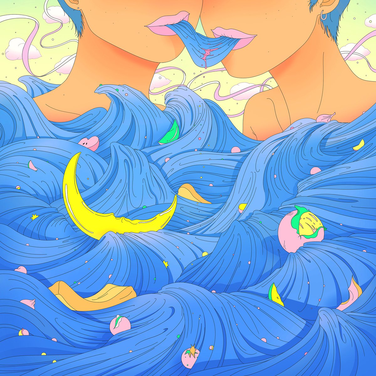 tototatatu's tweet image. Soft wave