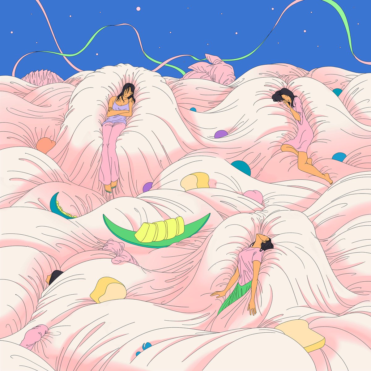 tototatatu's tweet image. Soft wave