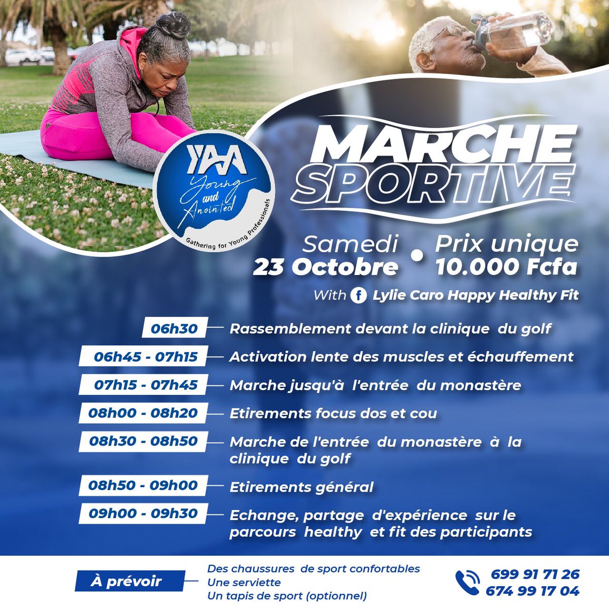 young_anointed's tweet photo. Réhaussez l’impact de notre Conférence dès maintenant en prenant part à la 1ère activité de levée des fonds ce samedi.

Rejoignez Coach Lily Caro et la Génération YAA pour une marche sportive dans la bonne humeur et la communion fraternelle!

#YAAConference2021
#TimeToAct
#YAAGEN https://t.co/L5qstEQ7tA