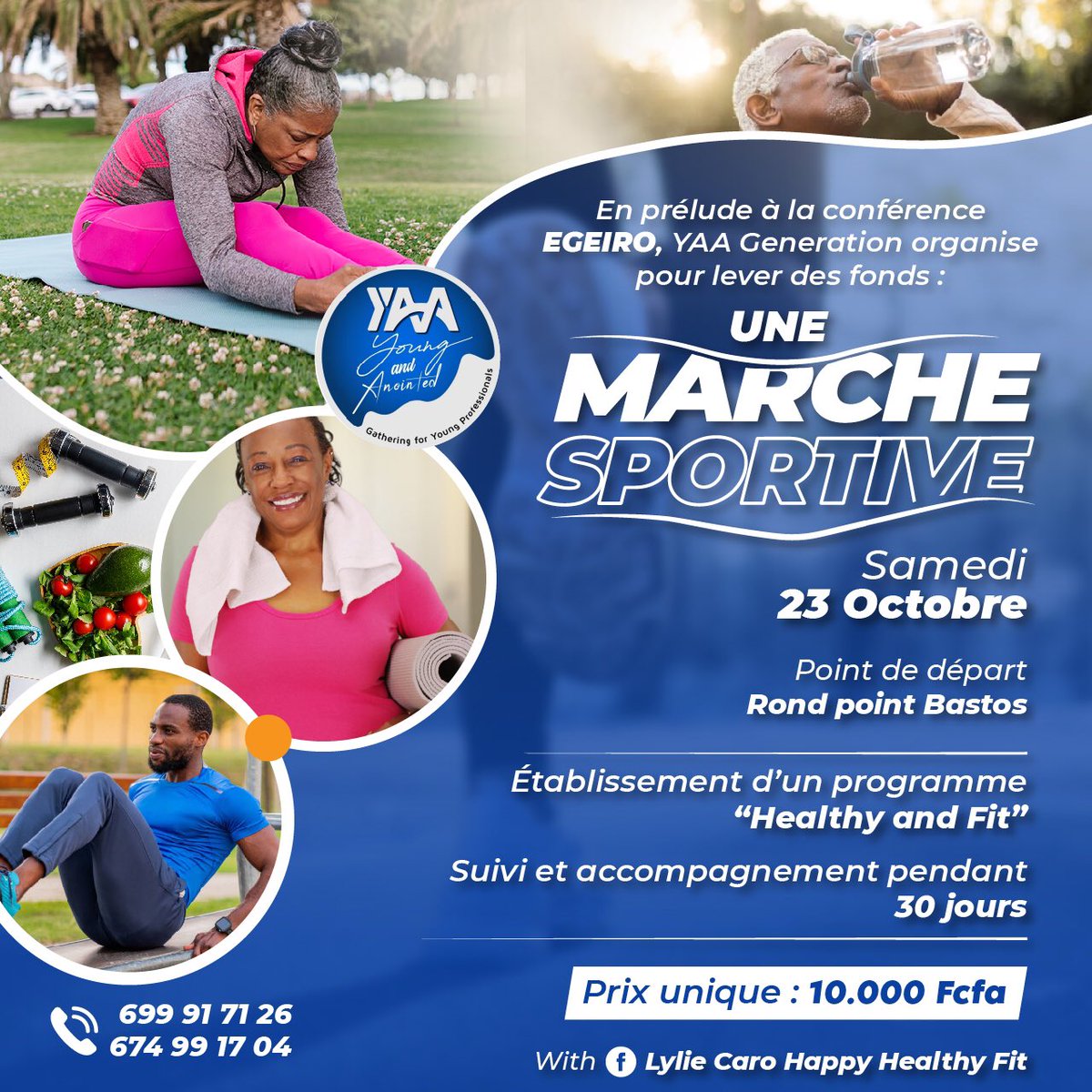 young_anointed's tweet photo. Réhaussez l’impact de notre Conférence dès maintenant en prenant part à la 1ère activité de levée des fonds ce samedi.

Rejoignez Coach Lily Caro et la Génération YAA pour une marche sportive dans la bonne humeur et la communion fraternelle!

#YAAConference2021
#TimeToAct
#YAAGEN https://t.co/L5qstEQ7tA