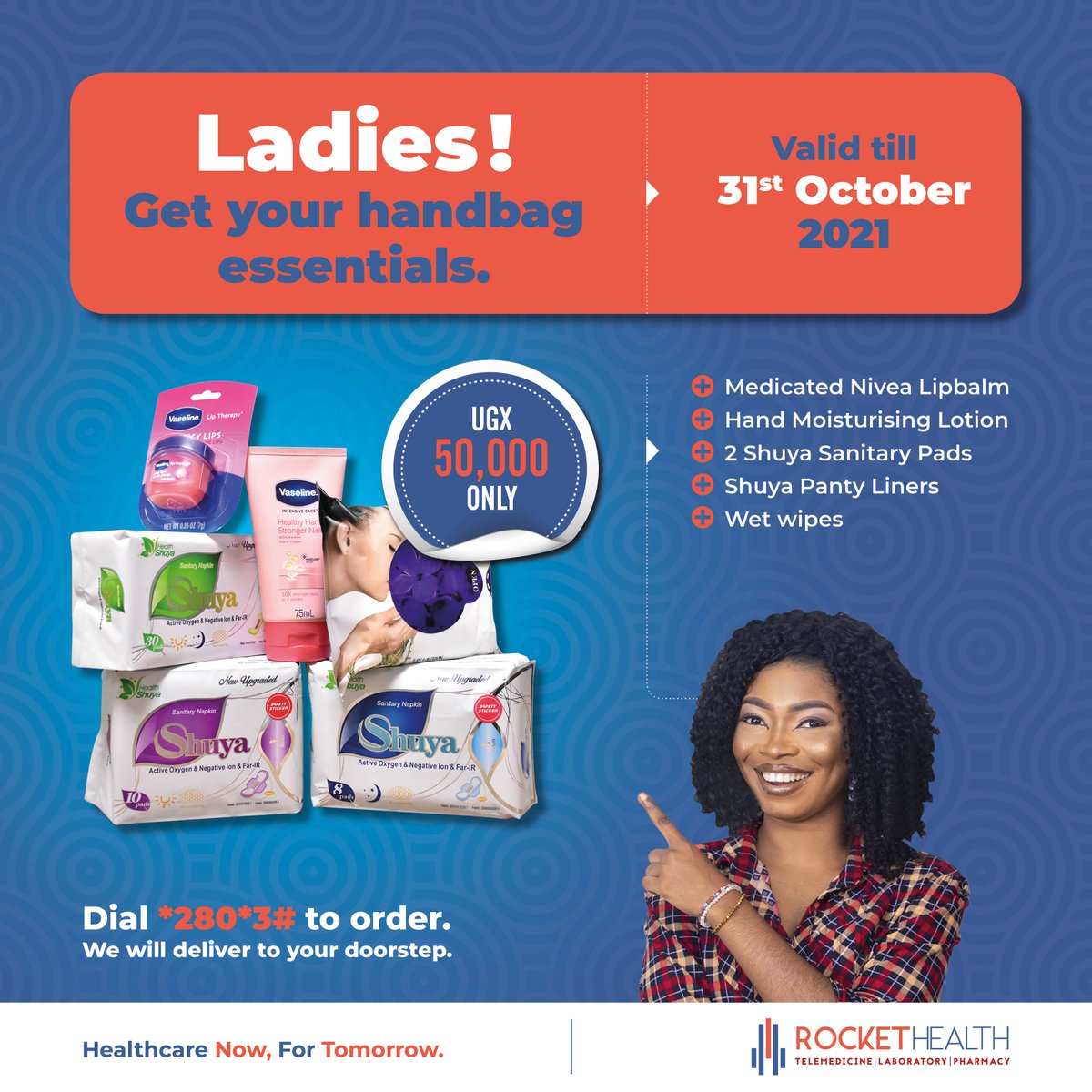 SandraBwengye's tweet photo. Ladies! 
What if we said ThankYou to our bodies instead? Would it change how you show up for yourself?
@RocketHealthUG has given us that opportunity: https://t.co/3HvQFwWJBb
#CervicalCancerScreening
#BreastCancerScreening https://t.co/1Wge2QVWp0