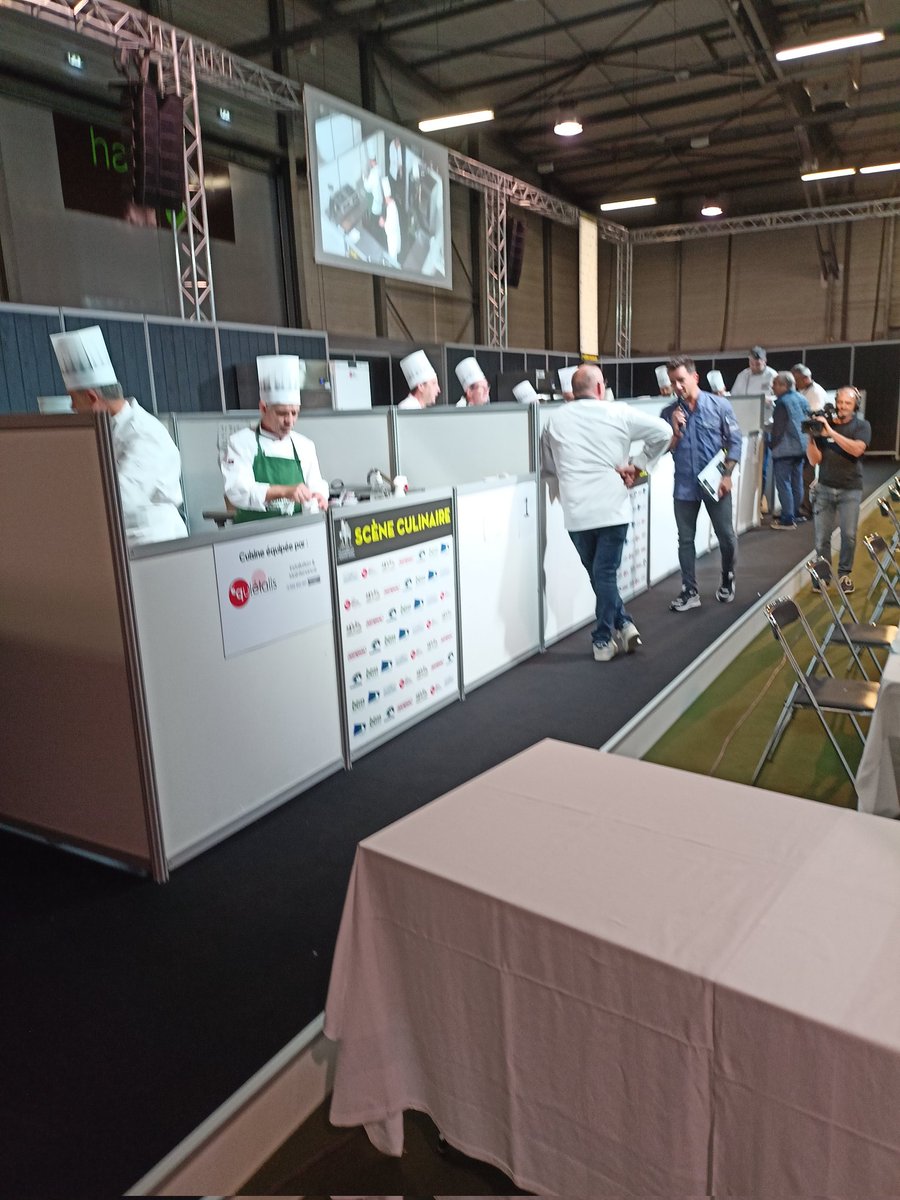 C'est partie pour le 12 ème trophée des établissements de restauration collective autogérée hall 3 salon serbotel #serbotel2021
