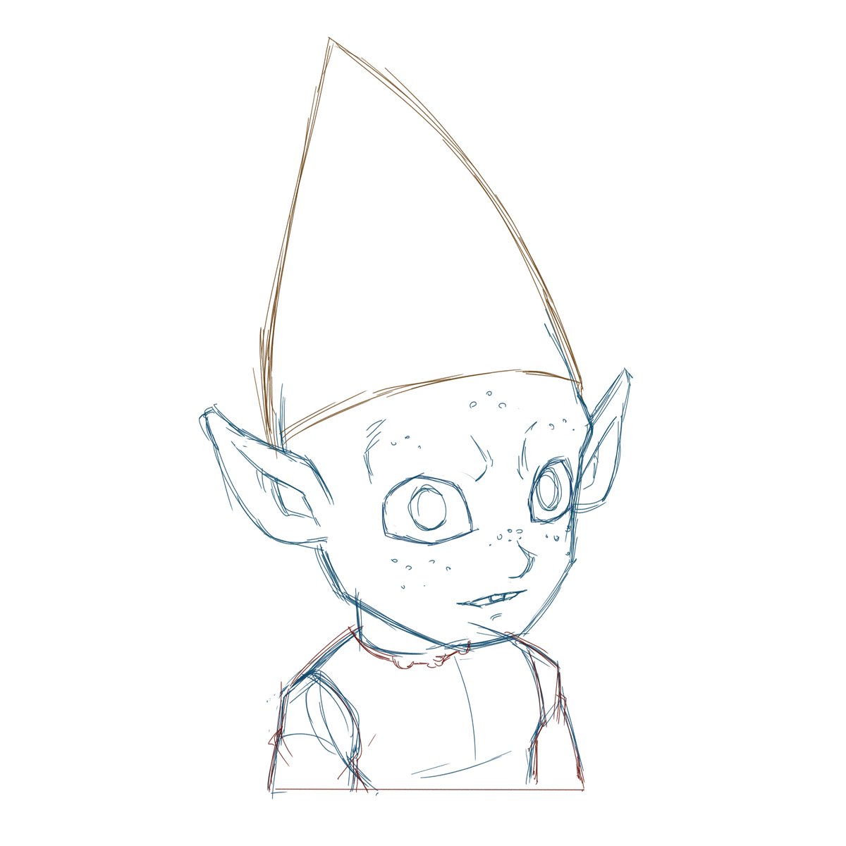 LumbridgeD's tweet photo. Working on a new sketch of a particularly famous gnome https://t.co/qwPEMbCR4Y