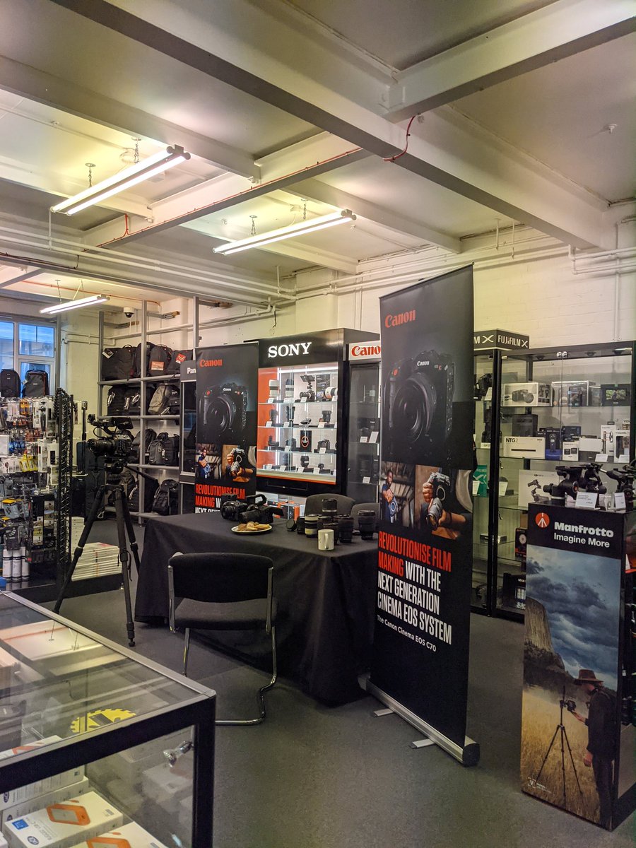 alors_on_parle's tweet photo. We've got the new R3 mirror less, C300 MK2 and RF lenses in @wextweets Vauxhall now and only TODAY!!! Come through and have a chat and play with these baddies
#WexRental #canonphotography @CanonUKandIE #RFnewbies #RFlenses #R3 #C300mkiii https://t.co/xKFDbhOvQW