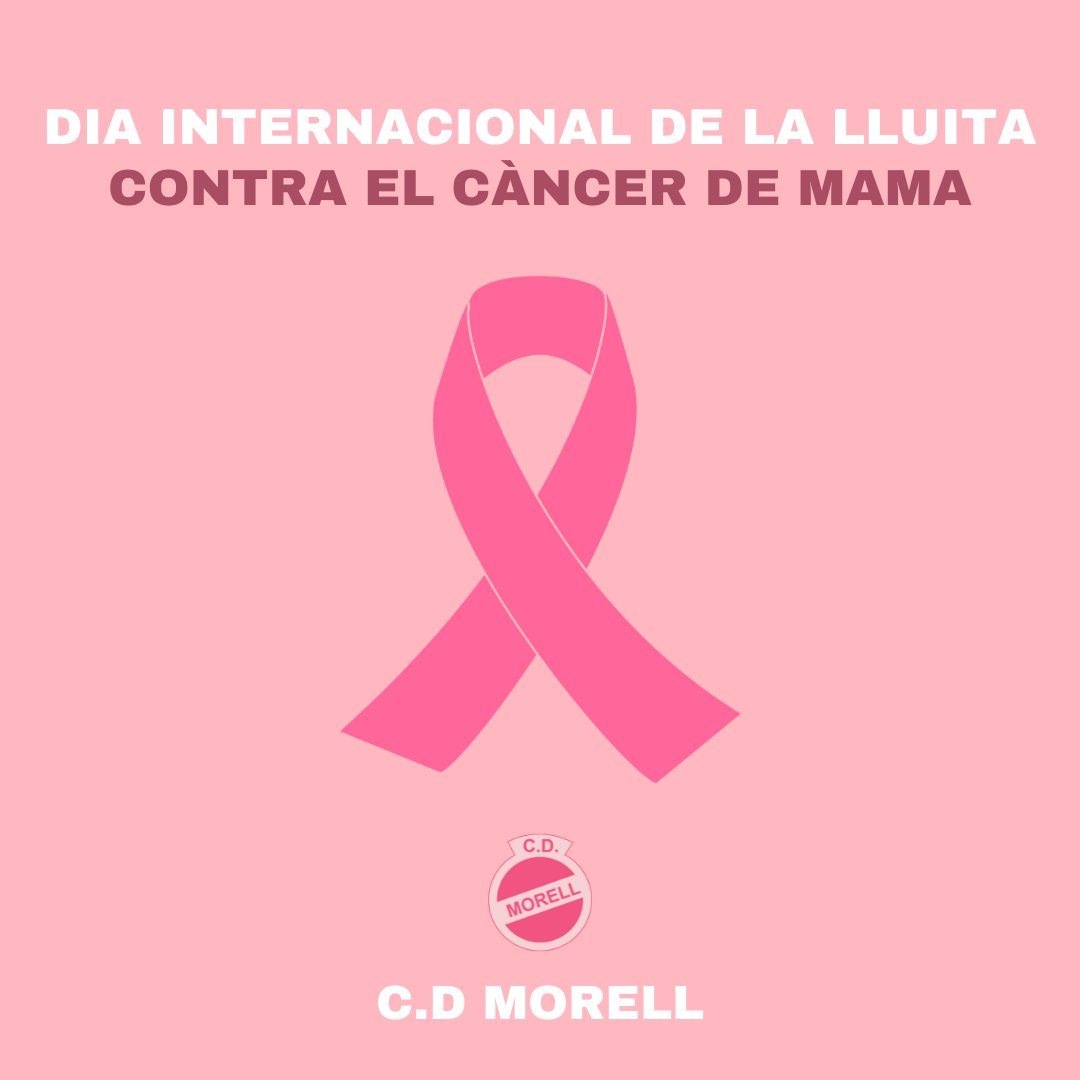 #DiaMundialContraElCancerDeMama

🔹Aquest partit el lluitem juntes, guanyarem 💜
