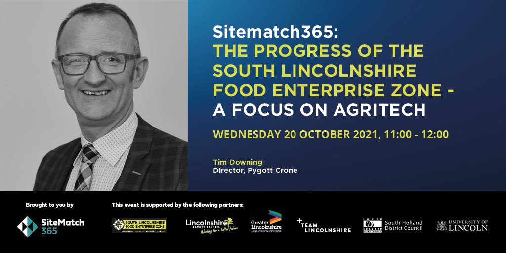PygottandCrone's tweet photo. Our Director @TimjwDowning will be one of the guest speakers at this must attend event where he will discuss the @southlincsfez and the importance of #food #agritech in #lincolnshire property market register https://t.co/YLo43GJ7P9 https://t.co/vWEILlQRWe
