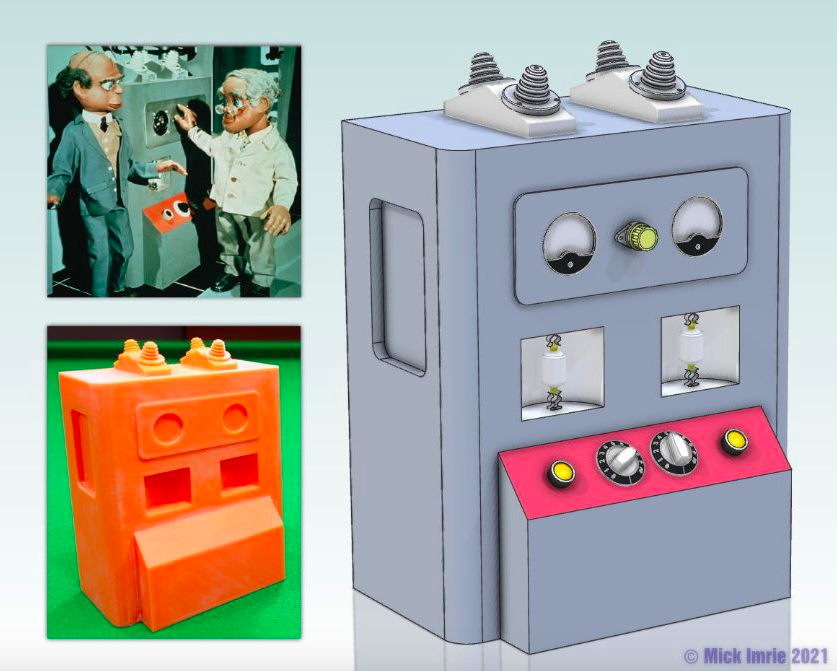 mintronics's tweet photo. Check out this customers design of a control console from the 1960’s Gerry Anderson production ‘Supercar’... Designed in Alibre Atom3D and then 3D printed. 'Supercharge your hobby projects' https://t.co/JYSmSuiz6d #modelengineer #3Dprinting #3DCAD #CAD #Alibre #supercar https://t.co/QXCngnoYM3