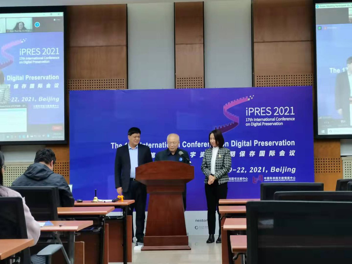 iPRES2021 tweet media