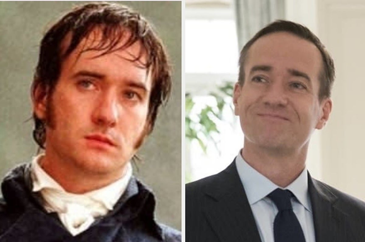 lizzfeeney's tweet photo. I just learned that Tom from Succession was Mr. Darcy in Pride &amp; Prejudice and WHAT 🤯 https://t.co/NHyqUsqiIJ