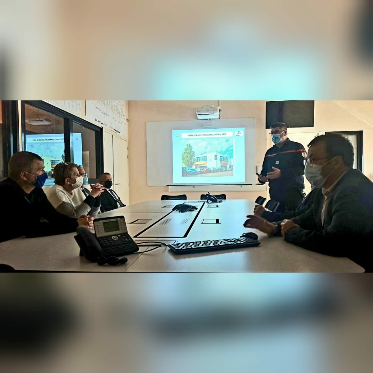 SDIS_18's tweet image. #LT Après une Commission  d'Appel d'Offres et un Bureau, les nouveaux élus du conseil d'administration du @SDIS_18 ont visité la direction départementale, le centre de secours principal des Danjons puis la plate forme commune 📞 18/112

#instances #decouverte #pompiers18