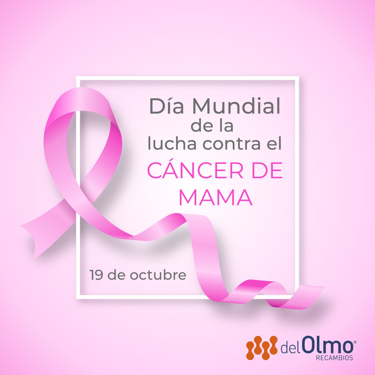 En el #DiaDeLaLuchaContraElCancerDeMama visibilizamos la lucha que sufrimos todos los dias del año. 

Desde Recambios del Olmo mostramos nuestro compromiso en la lucha contra el Cáncer de mama.

#RecambiosDelOlmo #CancerDeMama