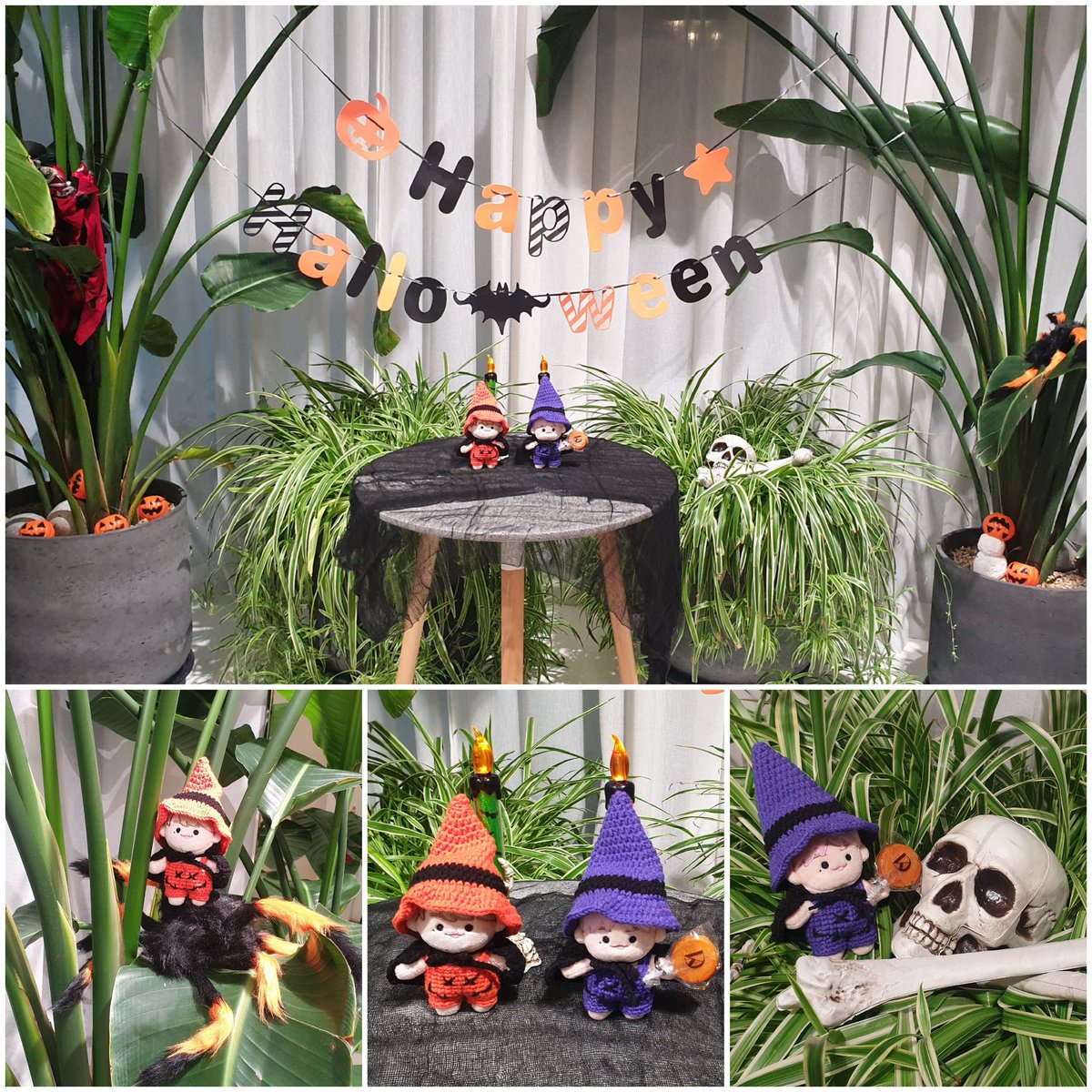 할로윈에 진심인 카페드커넥트🤣🤣
한껏 꾸민 애깅이들 데리고 출동~~
이정도면 나도 진심인편~ㅋㅋㅋ
31일 까지니 자주 놀러오고 싶다~😁
#강다니엘
#KANGDANIEL 
<a href="/konnect_danielk/">강다니엘 KANGDANIEL</a>