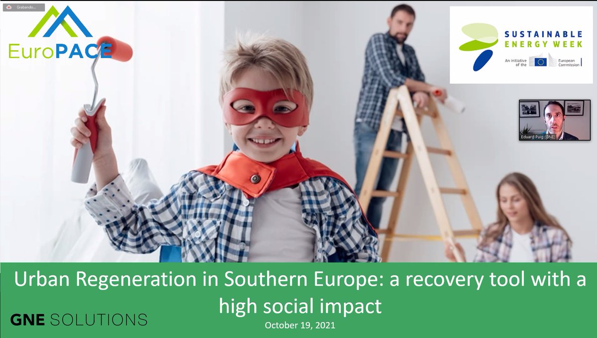 opengela's tweet photo. 🗣️ Eduard Puig from @GNEFinance presents the EuroPACE model - @GNE_Solutions 
#OneStopShops https://t.co/qLkVK2Yp9L