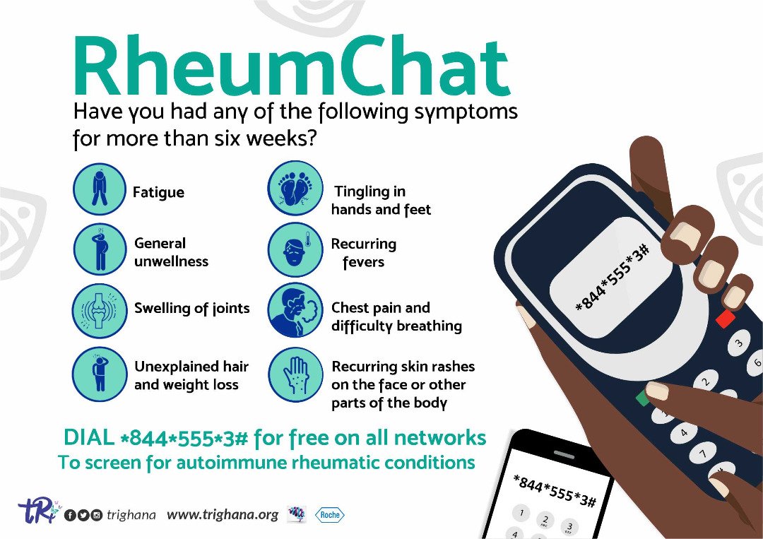 trighana's tweet photo. Have you had these symptoms for more than six weeks without a diagnosis?
For more information go to https://t.co/EV6S2NlCzu
@trighana on all social media handles
#RheumChat #HaveYouHeard
#Tri2Hope #TRI #TRIGhana #AutoImmuneAwareness #AutoImmune #HEARDCampaign https://t.co/YICcmZ9izk
