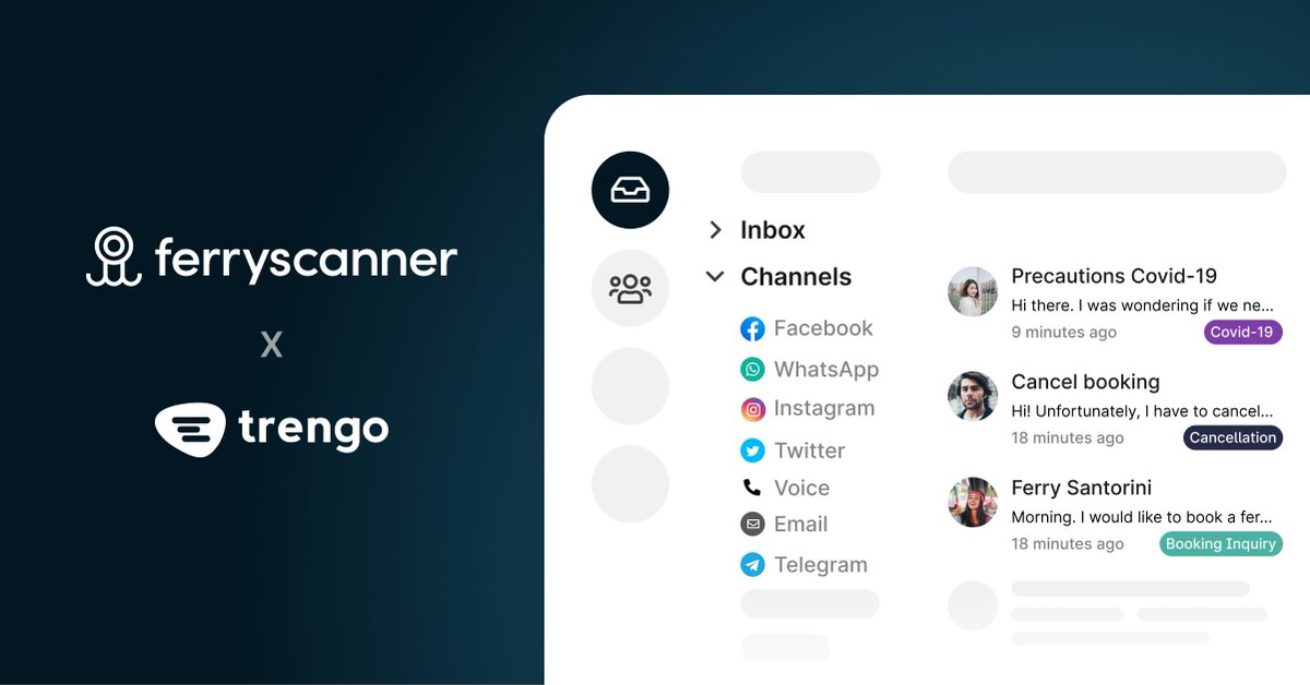 "Trengo offers us much more than I had ever imagined possible," says Alvertos Aiskinatzis, customer success supervisor at Ferryscanner. ⛴

Read the whole story here 👇

bit.ly/30vvbMu