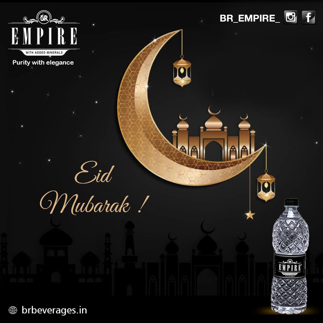 <a href="/BR_EmpireWater/">BR EMPIRE WATER</a> wishing you all happy Eid
#EidMiladunNabi 
#EidMubarak 
#RealWater
#BREmpireWater

Visit :- brbeverages.in

#Mumbai #Pune #Khed #Nashik #Parbhani #Latur #Baramati #Satara #Mahabaleshwar #Fitness #Health #business #investing