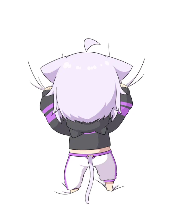 しがみつくタイプの猫 #絵かゆ 