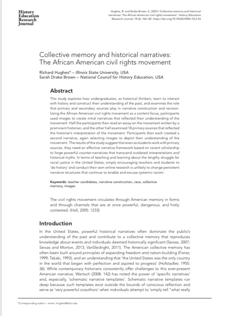 History Education Research Journal on Twitter "Christoph Kuhberger’s